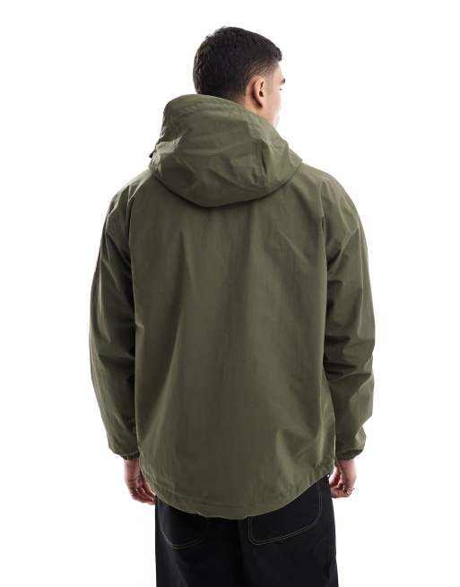 Timberland – Wasserdichte Shell-Jacke in Blattgrün/Zitronenpfeffer