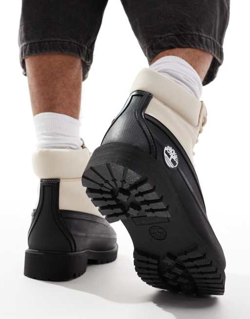 Black 6 timberland boots deals