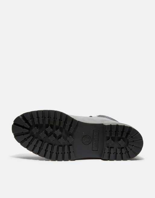 Timberland - Waterbestendige veterlaarzen van 6 inch in medium grijs nubuck, 4 van 4