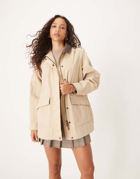 Timberland Waterproof barn coat in safari - view 1