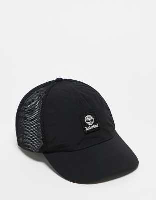 Timberland - Weiche Trucker-Kappe in Schwarz