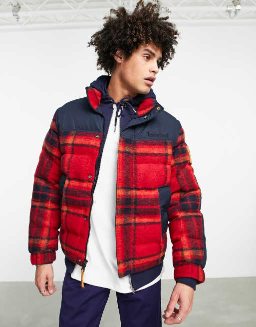 Timberland store jacket red