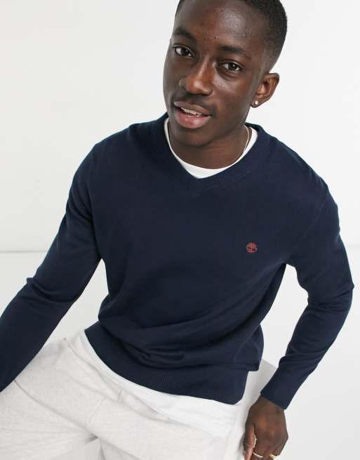 Timberland v shop neck jumper