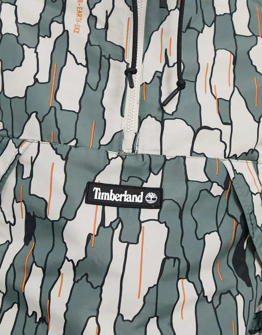 Timberland Wild Camo Windbreaker Jacket Green