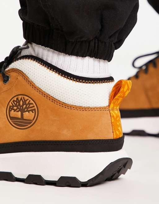 Timberland - Winsor Trail Mid - Sneakers i hvedebrunt nubuck-læder, 3 af 4