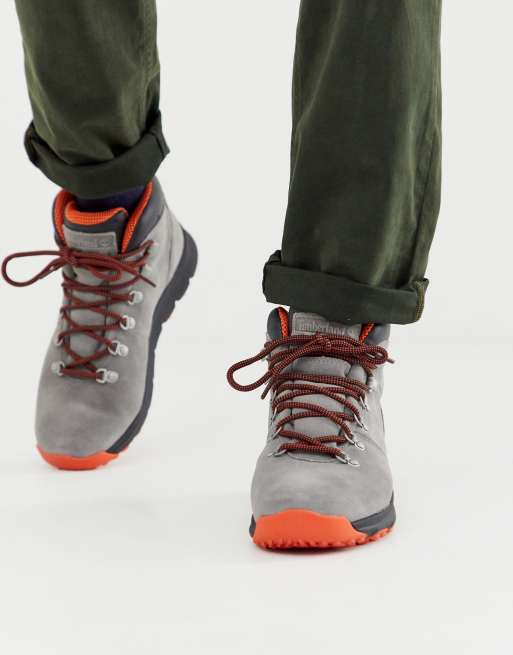 Timberland – World Hiker – Grå mockaboots