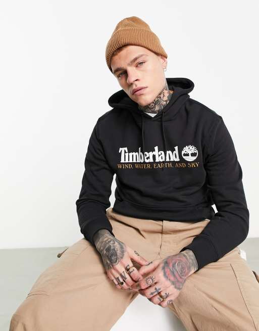 Black clearance timberland hoodie