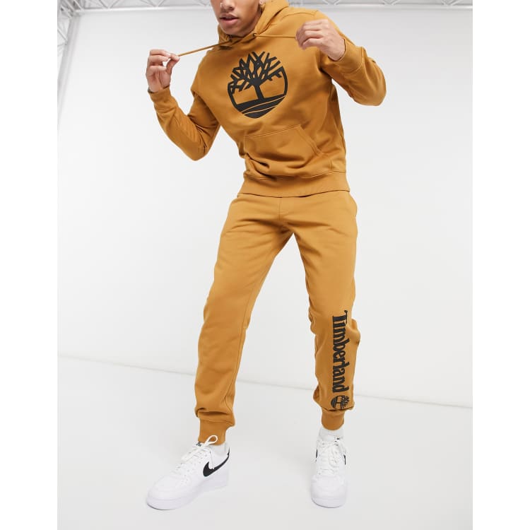 Timberland YC Core Tree Logo sweatpants in sand