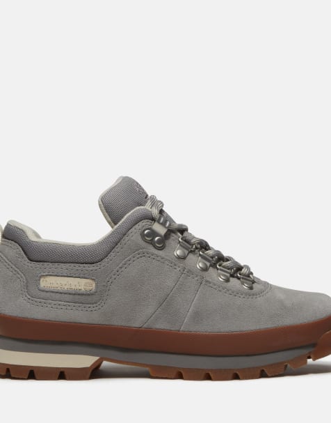 Timberland - Zapato bajo con cordones en ante gris medio - view 1