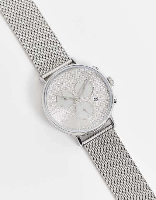 Timex – Chronograph – Silverfärgad klocka