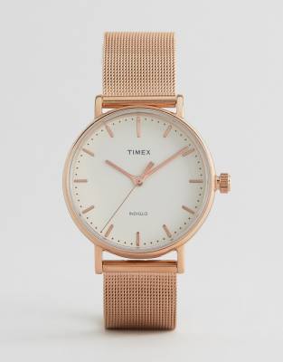 timex fairfield gold