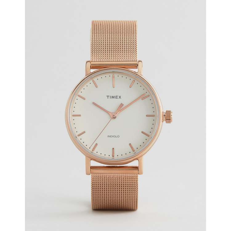 Fairfield 37mm discount mesh band watch