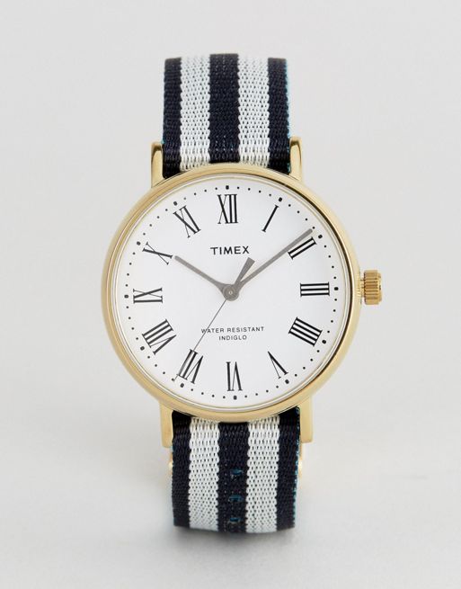 Timex Fairfield Avenue Reversible Nato Watch With White Dial Exclusive To  ASOS | ASOS