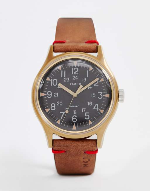 Timex bronze watch new arrivals