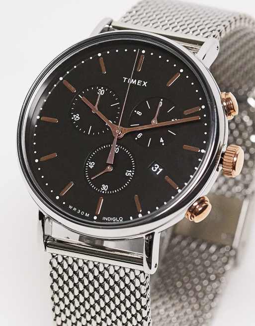 Timex - Weekender - Orologio color argento