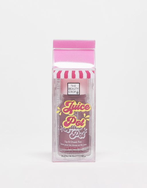 Tinte de labios y mejillas Juice Pot de The Beauty Crop: Tono Grape