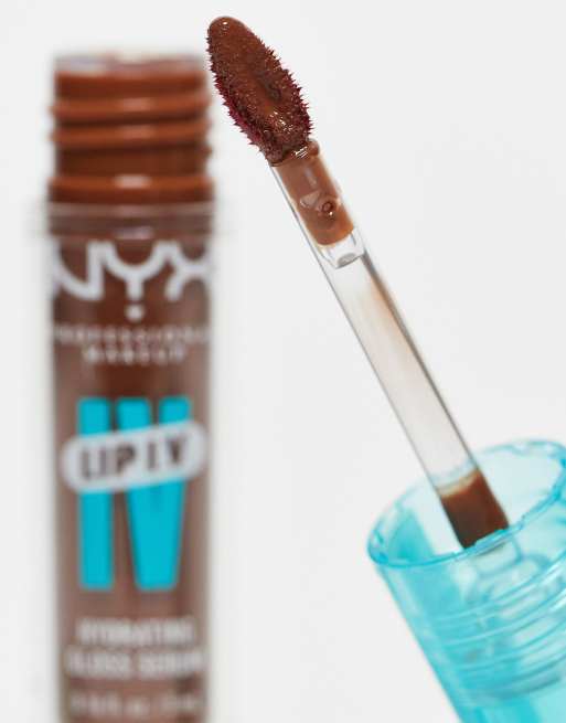 Tinte labial hidratante efecto brillo de labios Lip IV de NYX Professional Makeup: Tono Cocoa Quench!, 3 de 4