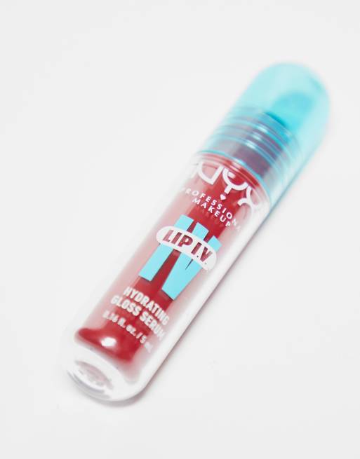 Tinte labial hidratante efecto brillo de labios Lip IV de NYX Professional Makeup: Tono Cranberry Splash, 2 de 4