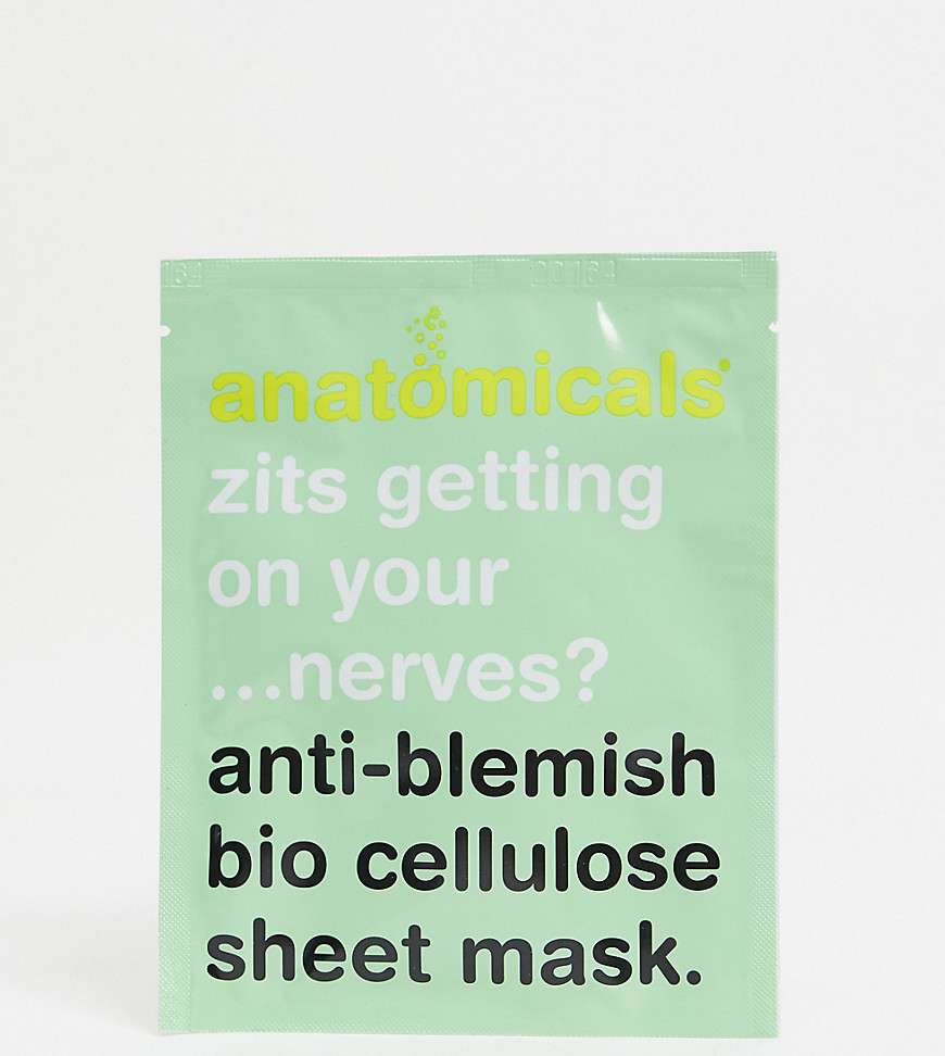 фото Тканевая маска для лица от высыпаний anatomicals-бесцветный