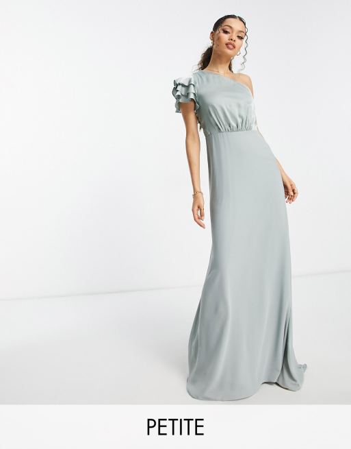 Ruffle top 2025 bridesmaid dress