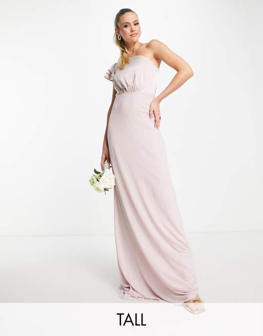 Blush pink hotsell bridesmaid dresses asos