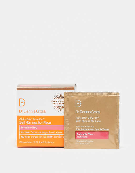 Toallitas autobronceadoras para el rostro Alpha Beta Glow de Dr Dennis Gross, 2 de 4