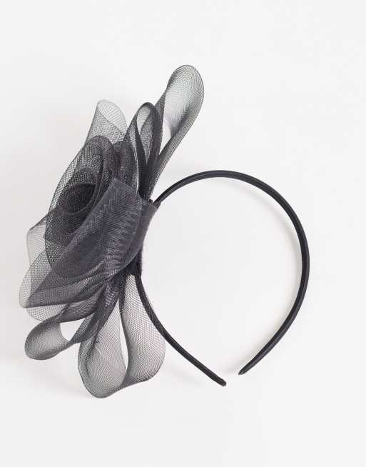 Tocado negro con diseño flor de My Accessories, 3 de 3