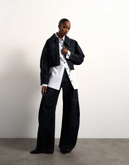 Topshop x Tolu Coker – Zestaw w kolorze indygo, 2 z 3