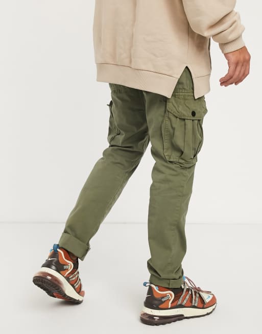 Mam Astrolabium komen Tom Tailor cargo pants in khaki | ASOS