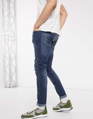 Tom Tailor Culver skinny jeans in dark blue