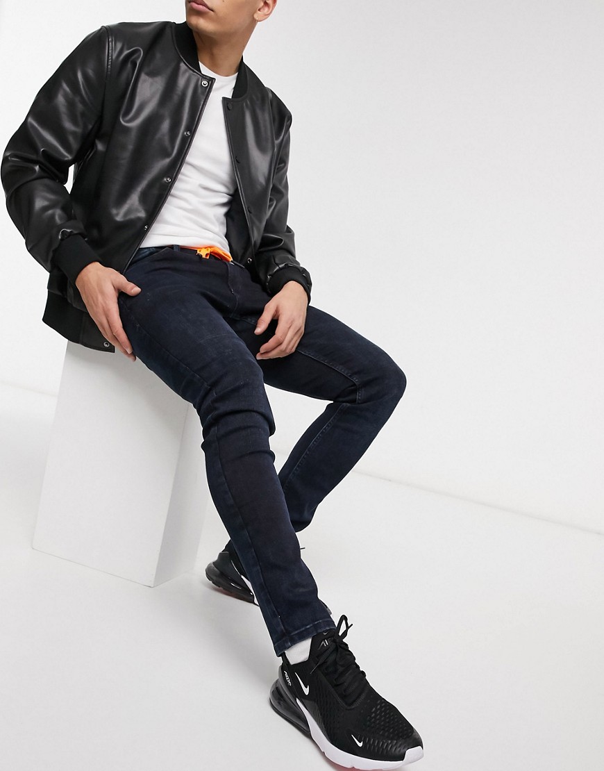 Tom Tailor – Denim Culver – Svarta skinny jeans