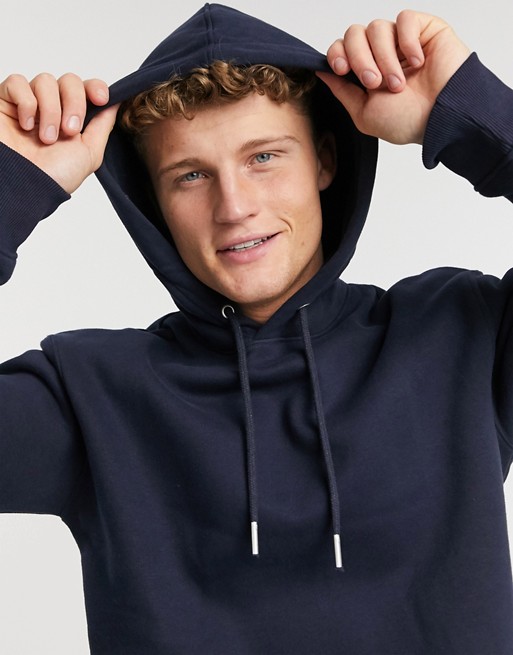Tom Tailor hoodie in indigo blue