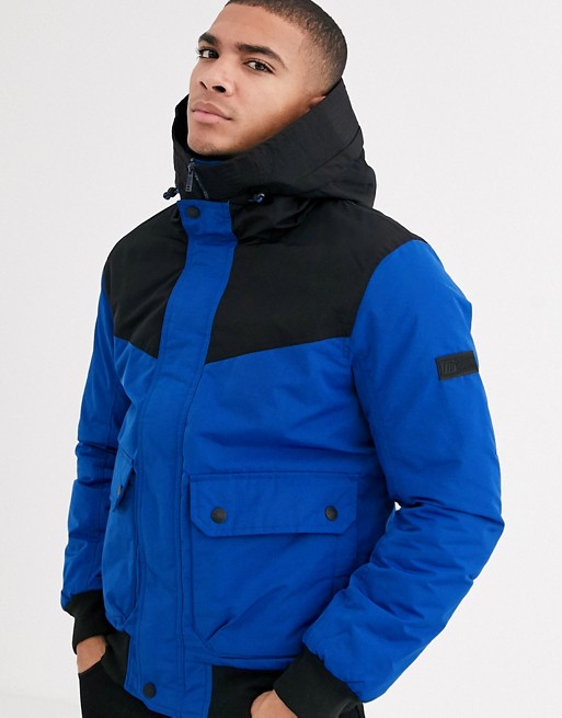 Tom Tailor jacket with hood in blue