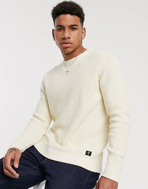 Tom Tailor knitted jumper in white | ASOS