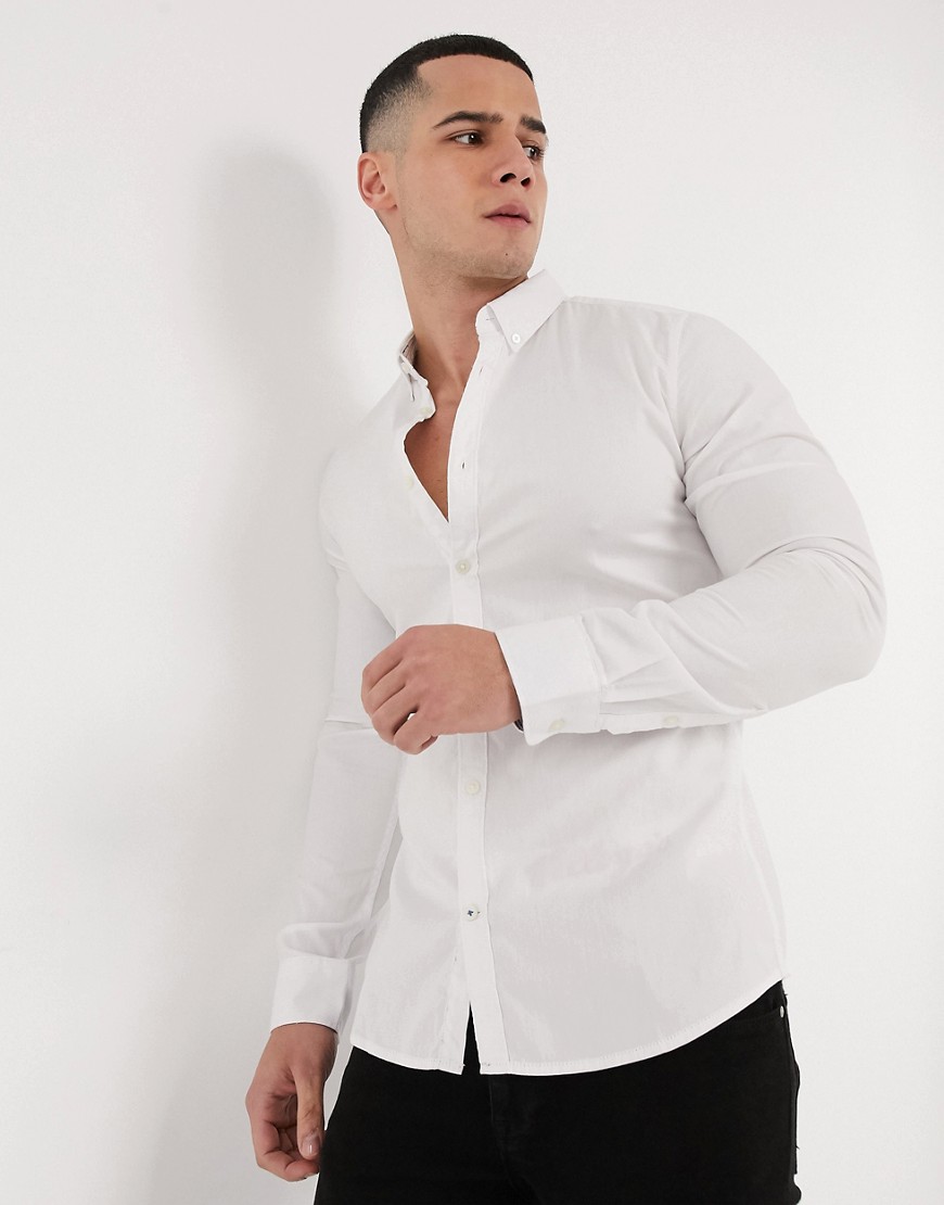 Tom Tailor oxford shirt in white