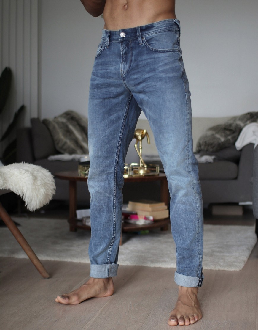 Tom Tailor – Piers – Blå slim jeans