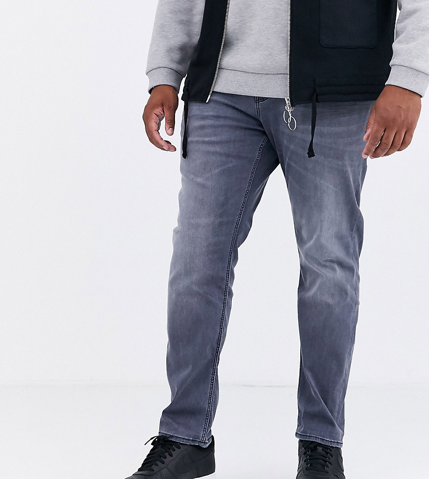 Tom Tailor Plus - Jeans slim grigi-Grigio
