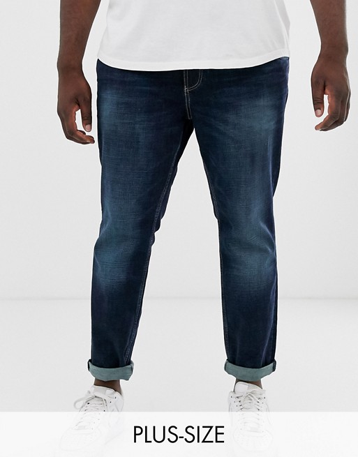 Tom Tailor Plus slim fit jeans in stone wash