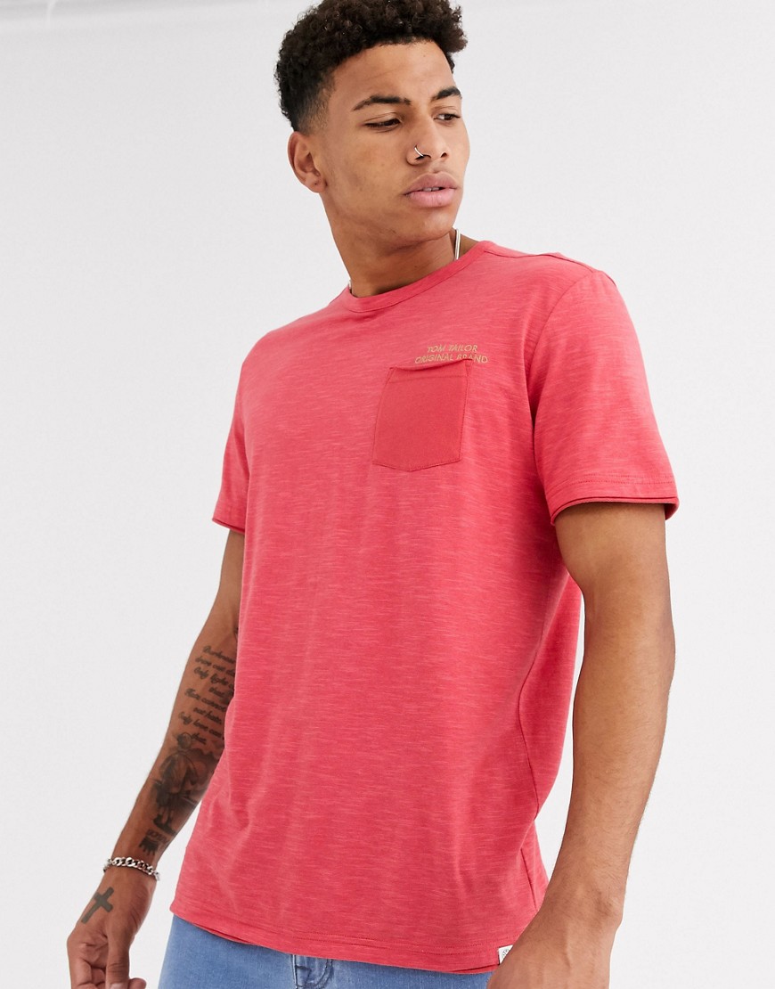 Tom Tailor pocket t-shirt-Pink