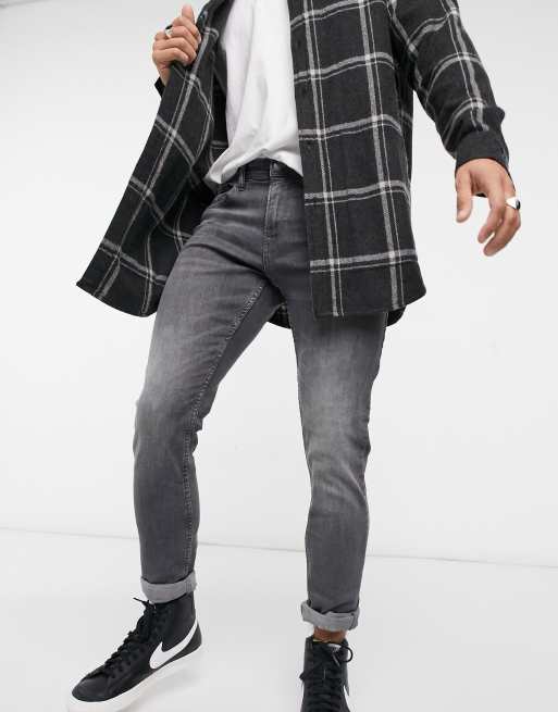 Tom Tailor - Skinny culver-denimjeans i grå vask