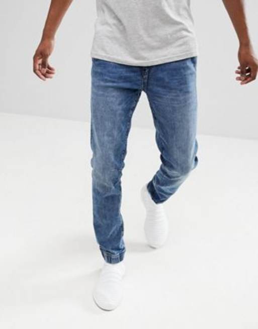 Skinny jeans hot sale joggers