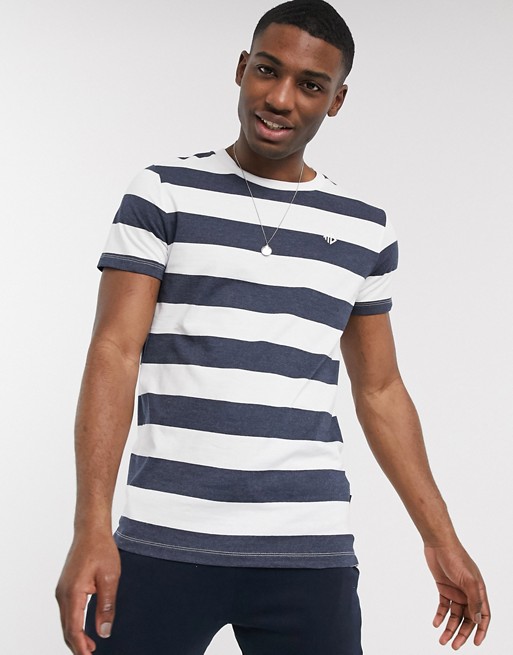 Tom Tailor stripe t-shirt in white