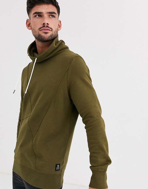 Tom Tailor Sweater with snood hooded sweatshirt