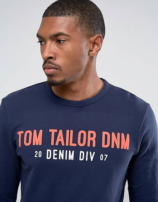 Tom Tailor Sweatshirt With Brand Graphic | ASOS