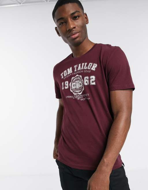 Tom Tailor – T-shirt med logga