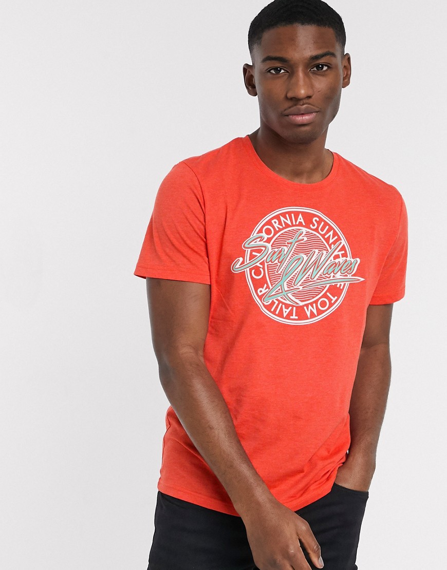 Tom Tailor - T-shirt met zomerse print-Rood