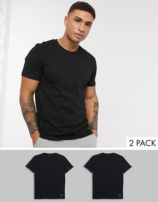 Tom Tailor t-shirt multipack black | ASOS