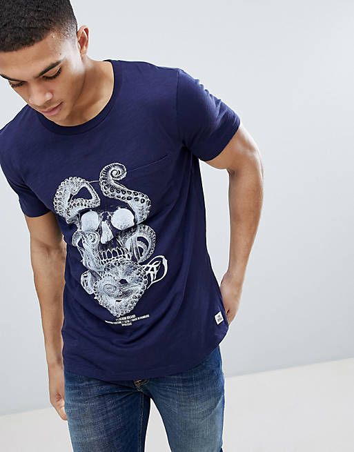 Tom Tailor T-Shirt With Skull Octopus Print | ASOS