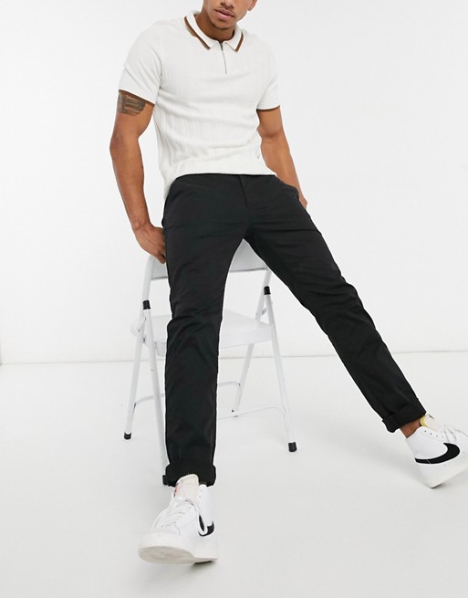 Tom Tailor washed chino in black
