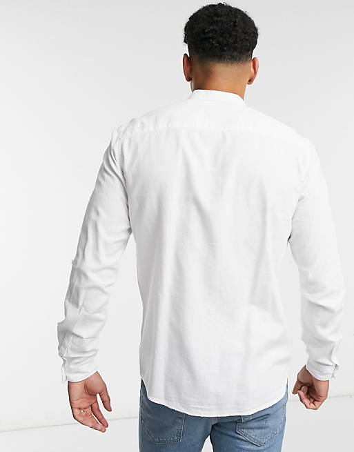 Tom Tailor – Weißes Hemd mit Ärmeln zum Hochkrempeln | ASOS